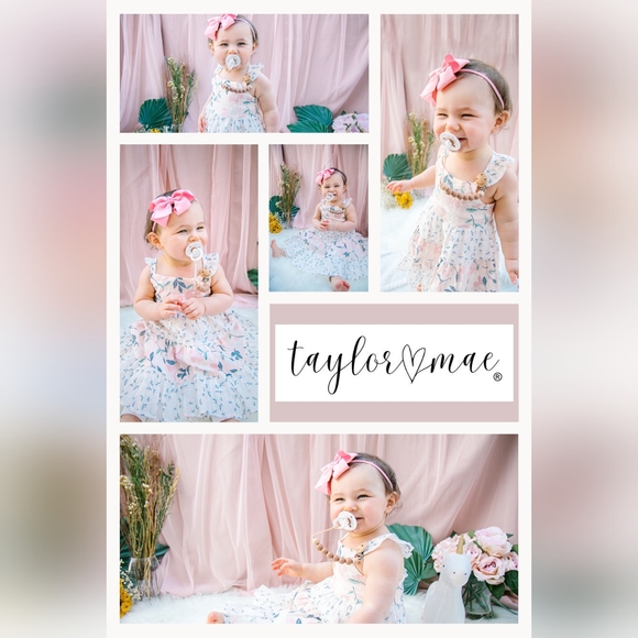 TAYLOR MAE® Non-Toxic BPA Free Pacifier Clips Tethers Holder Baby Teethers - Picture 4 of 17